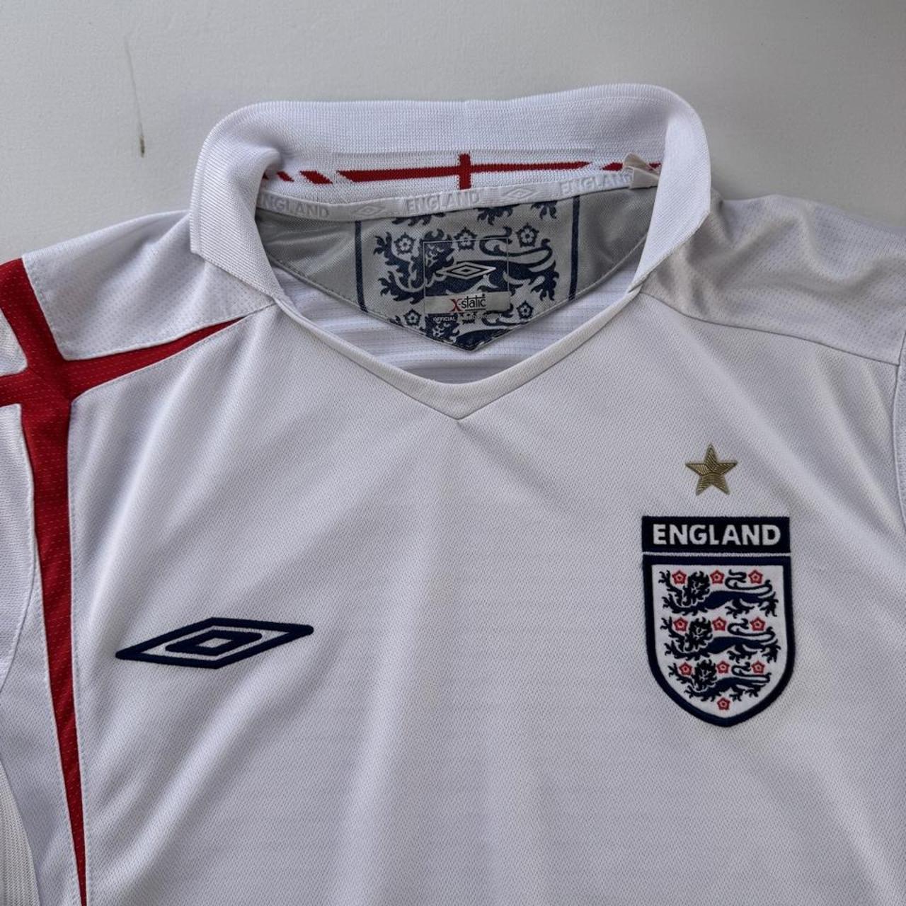 2004-06 Umbro England Home Playing Shirt S