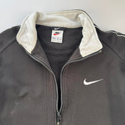 Womens 1990s Nike Embroidered Quarter Zip Fleece XL