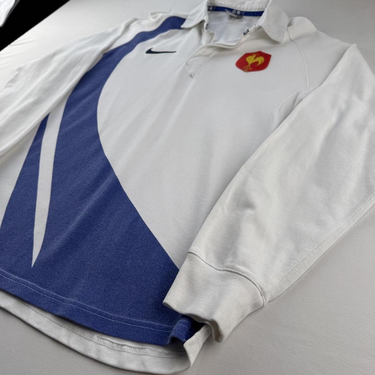 2007 Nike France Rugby Polo Shirt M