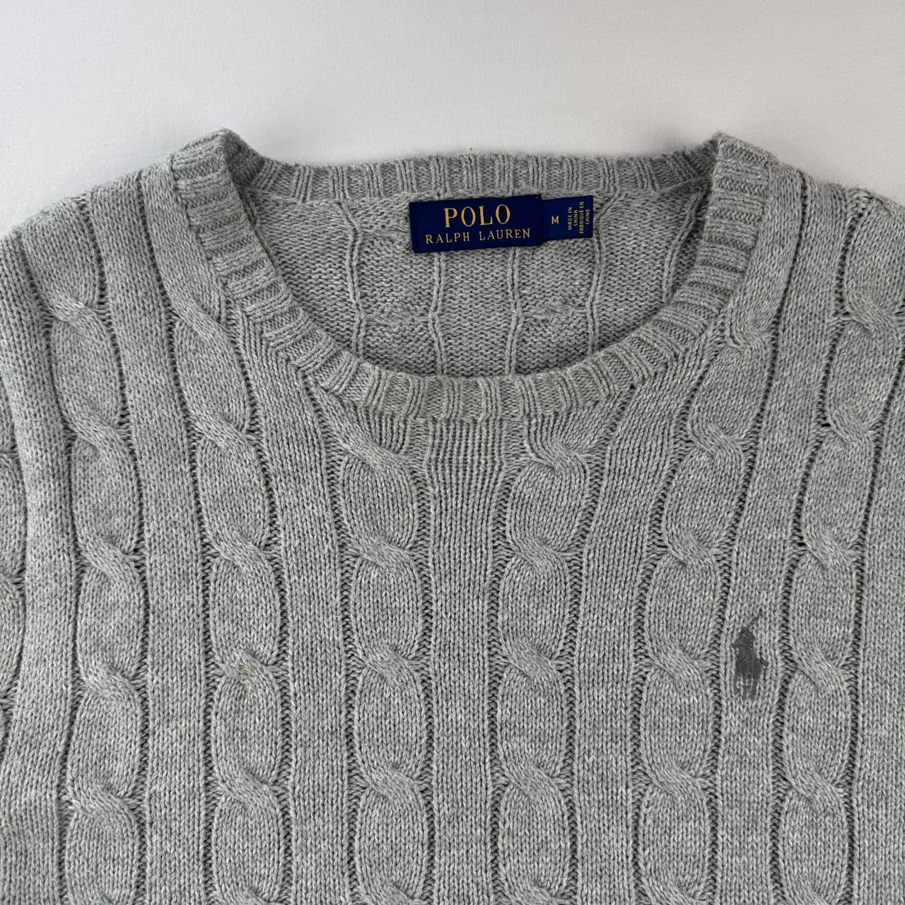 Polo Ralph Lauren Embroidered Logo Cable Knitted Jumper M