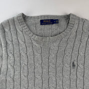 Polo Ralph Lauren Embroidered Logo Cable Knitted Jumper M