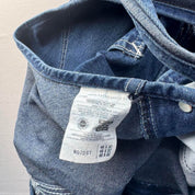 1990s Rare Carhartt Denim Dungarees 40W 32L RO7 DST