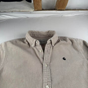 Carhartt WIP Embroidered Logo Button Down Corduroy Shirt S