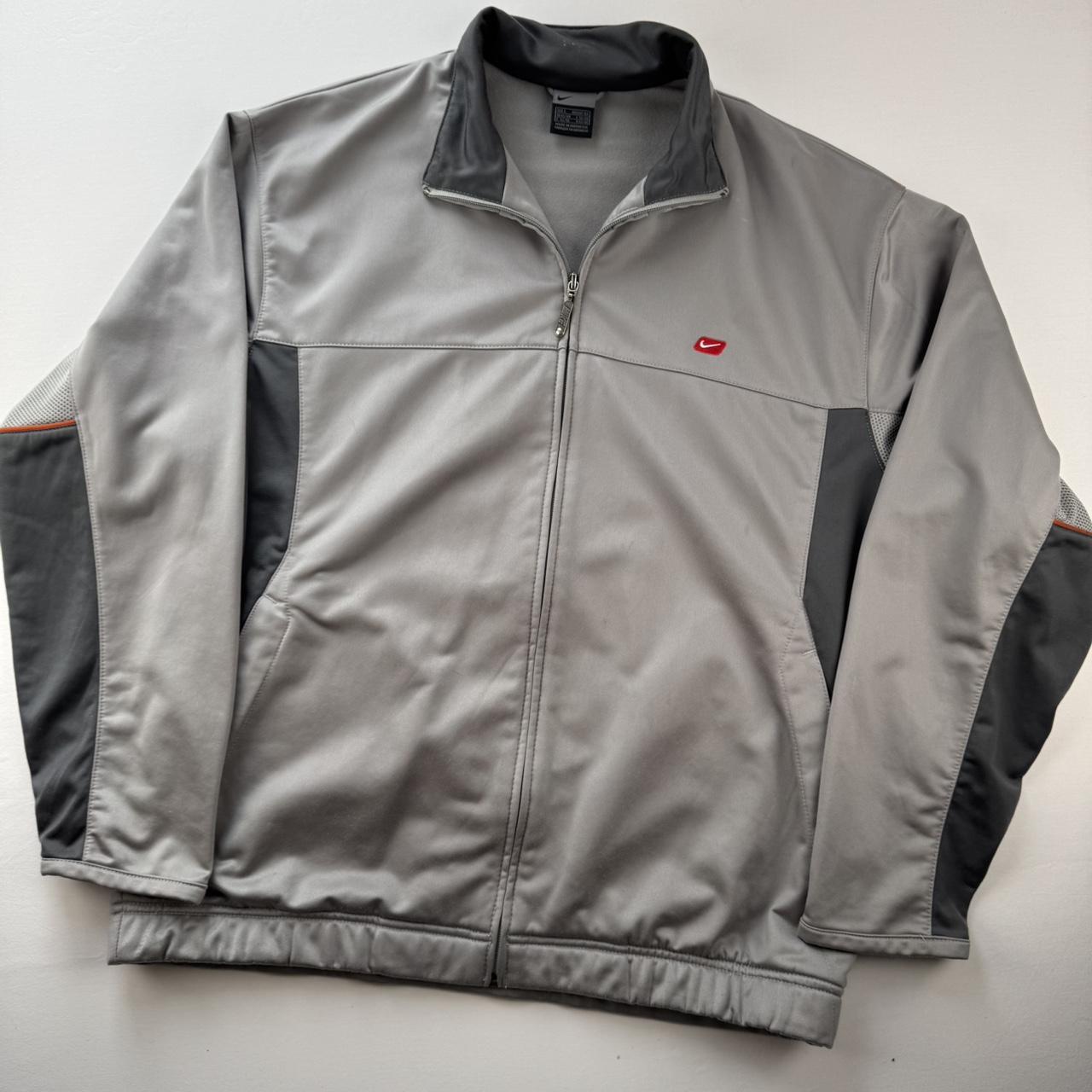 2000s Nike Embroidered Logo Full Zip Track jacket L