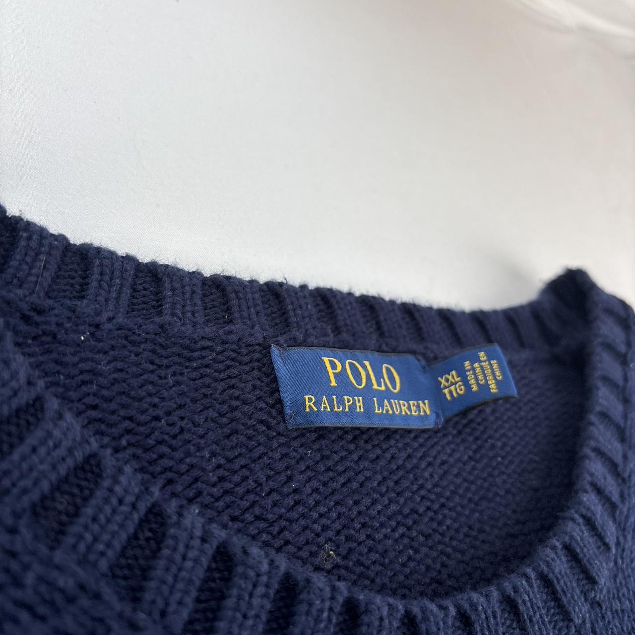 Polo Ralph Lauren Embroidered Logo Knitted Crewneck Jumper XXL