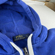 Unisex Polo Ralph Lauren Thick Oversized Full Zip Hoodie L