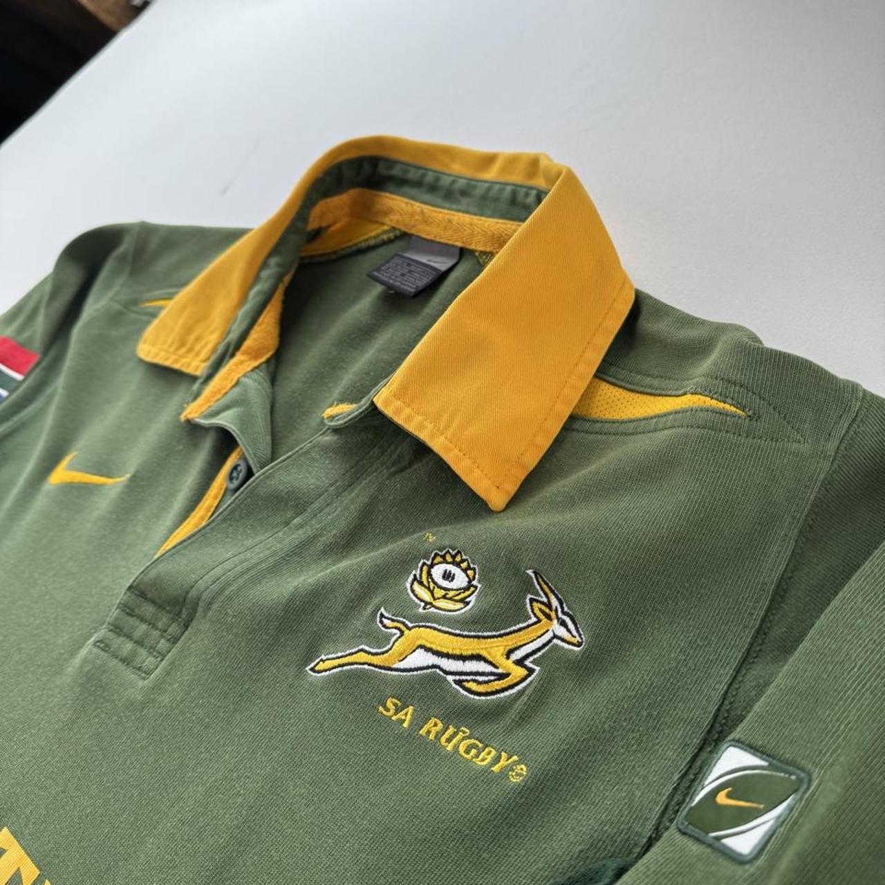 2003 Nike South Africa Springboks Rugby Polo Shirt S