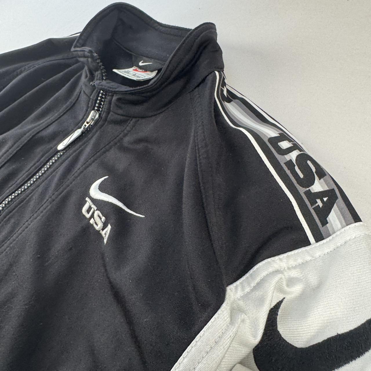 1990s Nike USA Womens Track Jacket L