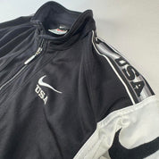 1990s Nike USA Womens Track Jacket L