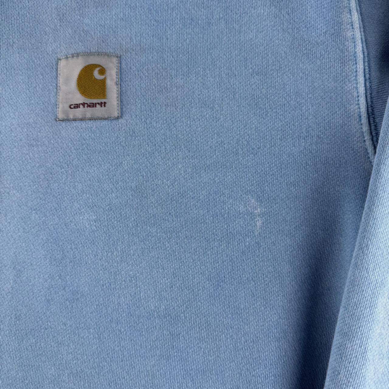 Blue Carhartt WIP Pocket Logo Nelson Sweatshirt L