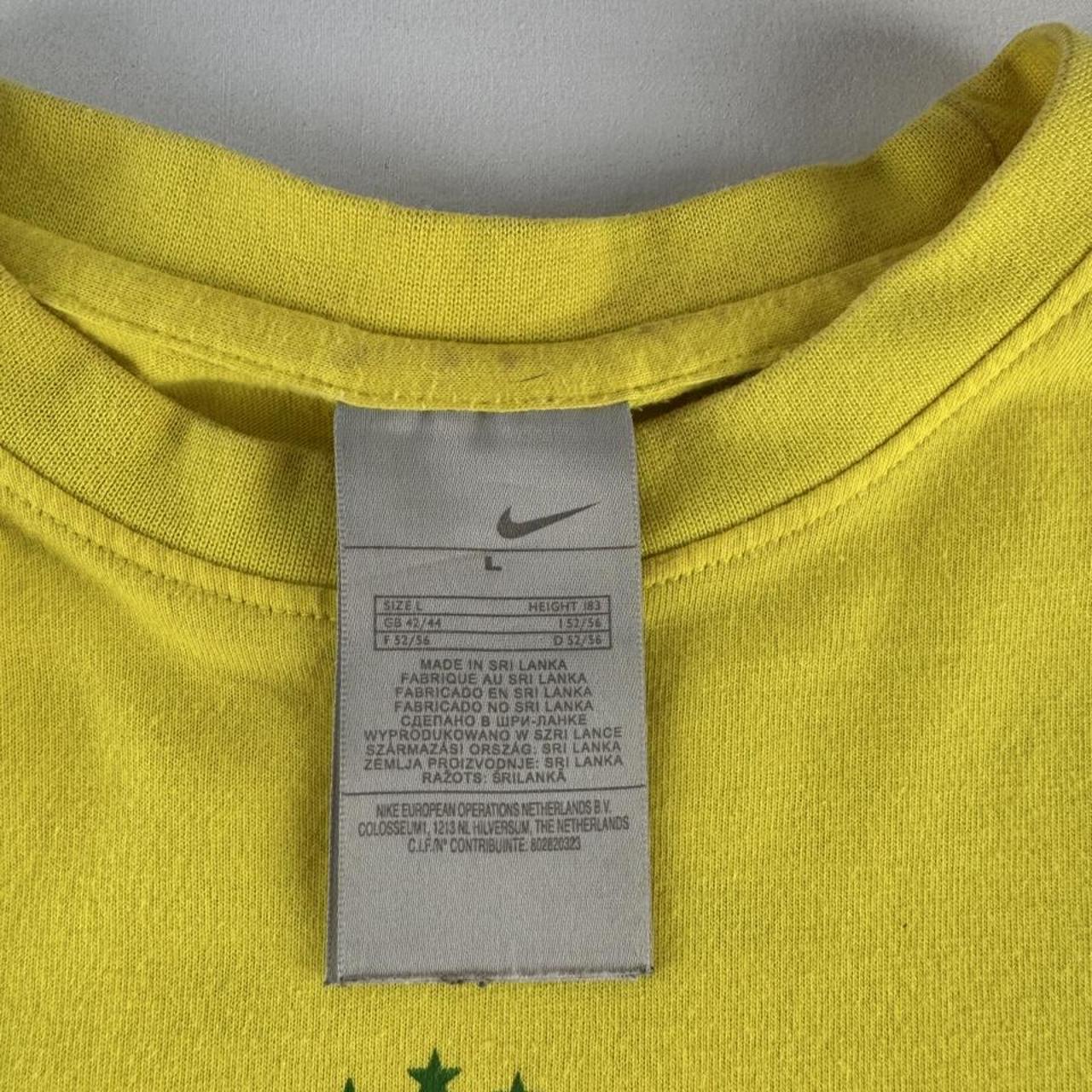 Early 2000s Nike Brazil R9 Ronaldo T Shirt L