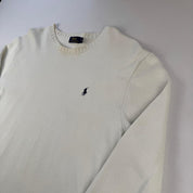 Polo Ralph Lauren Crewneck Knit Sweater in White Size XL