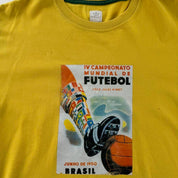 Rare 2000s Adidas Futebol Brazil Graphic T Shirt S