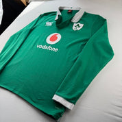 Canterbury Ireland Rugby Long Sleeve Rugby Polo Shirt L