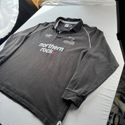 Newcastle Falcons Early 2000s Cotton Traders Rugby Polo Shirt XXXL