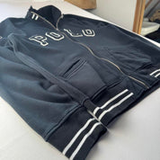 Polo Ralph Lauren Cotton Embroidered Fleece Logo Full Zip L