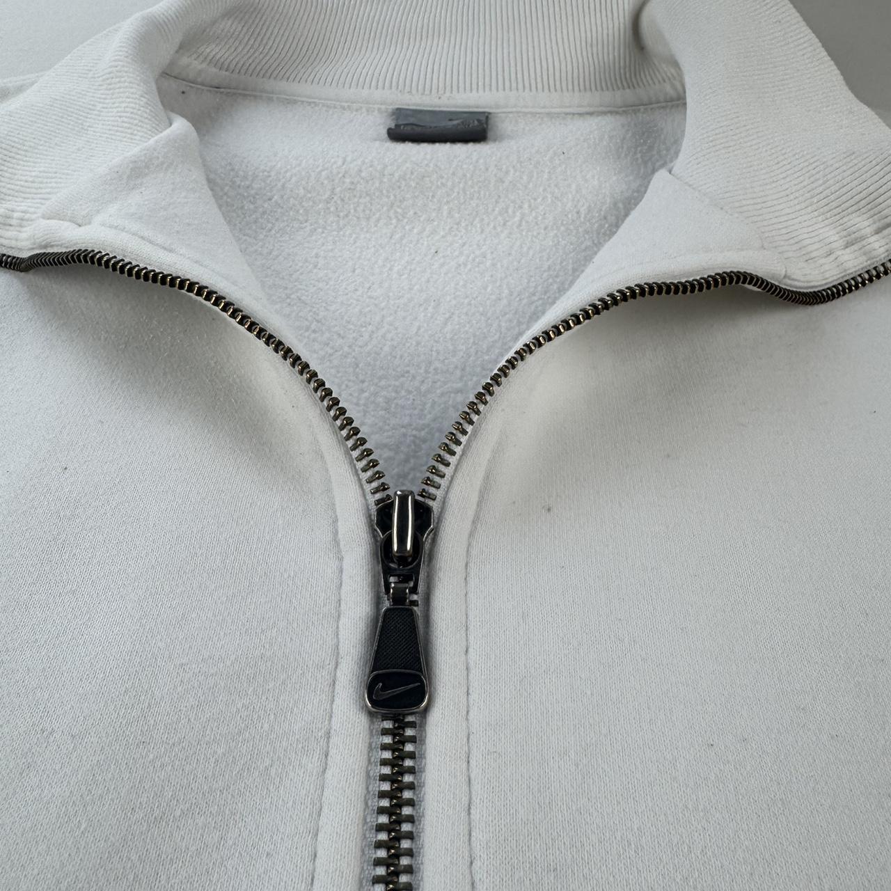Early 2000s Nike Embroidered Swoosh Cotton Track Jacket XL