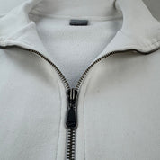 Early 2000s Nike Embroidered Swoosh Cotton Track Jacket XL