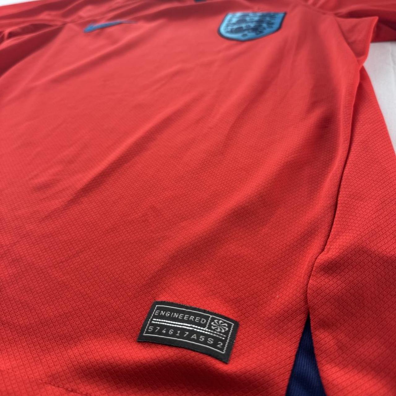 2022 England Nike Red Away Jersey S