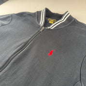Polo Ralph Lauren Black Cotton Track Jacket M