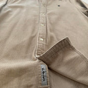 Beige Carhartt WIP Long Sleeve Madison Corduroy Button Down Shirt M