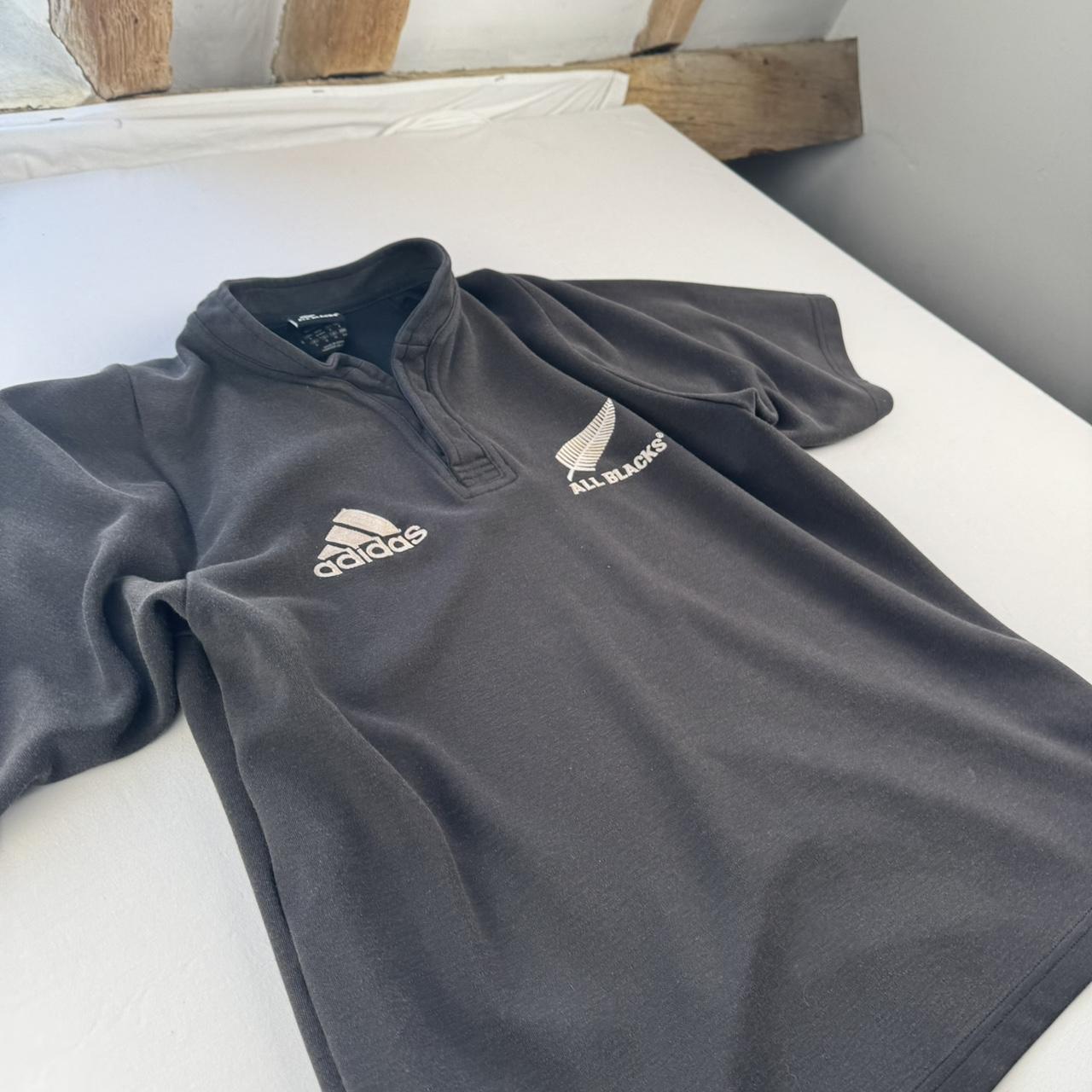 Adidas 2000s New Zealand Rugby Polo Shirt S