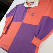 1990s Cotton Traders Embroidered Rugby Polo L
