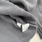 Yves Saint Laurent Crewneck Knit Sweater in Grey Size XXL