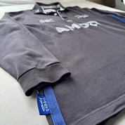 1999-2000 Cotton Traders Sale Sharks Long Sleeve Rugby Polo Shirt XL