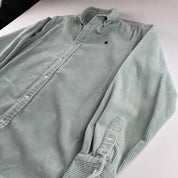 Carhartt WIP Embroidered Logo Corduroy Button Down Shirt M