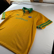 Early 2000s Australia Rugby Reebok Rugby Polo Shirt XL