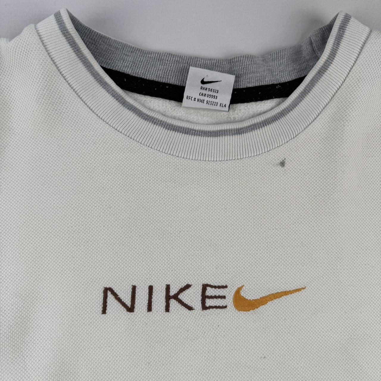 1990s Nike Embroidered Womens Sweatshirt 8-10