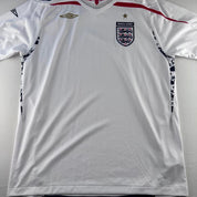 England Umbro 2007-09 Home Playing Jersey XL