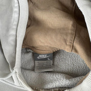 Early 2000s Nike Embroidered Spellout Oversized Hoodie L