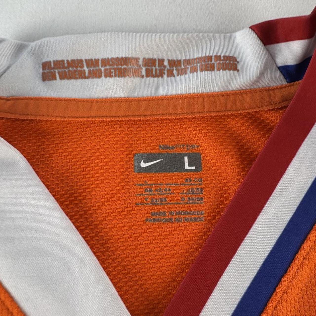 2008/09 Nike Netherlands Home Playing Jersey L