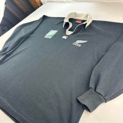 Rare 1995 Canterbury Rugby World Cup New Zealand All Blacks Polo L