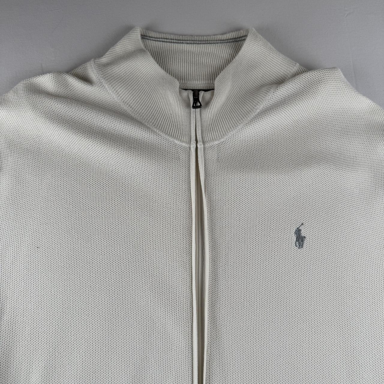 Polo Ralph Lauren Embroidered Pony Pima Cotton Full Zip Jumper XXL