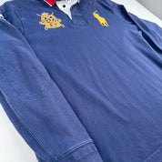 Polo Ralph Lauren Navy Embroidered Logo Rugby Polo Shirt XL