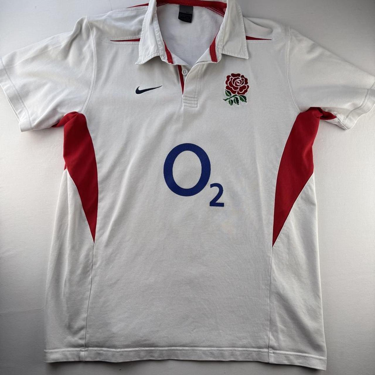 2003 England Rugby O2 Embroidered Rugby Polo XXL