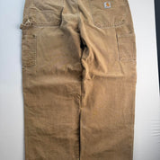 Made in USA Carhartt Heavyweight Double Knee Carpenter Trousers 34W 30L