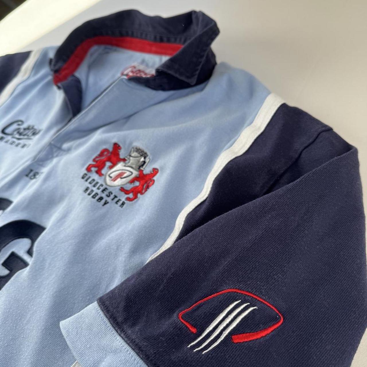 Rare Early 2000s Cotton Traders Gloucester Rugby Alternative Rugby Polo XL