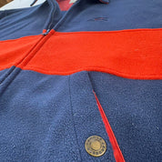 Thomas Burberry Stunning Embroidered Spellout Fleece Panel Jacket L