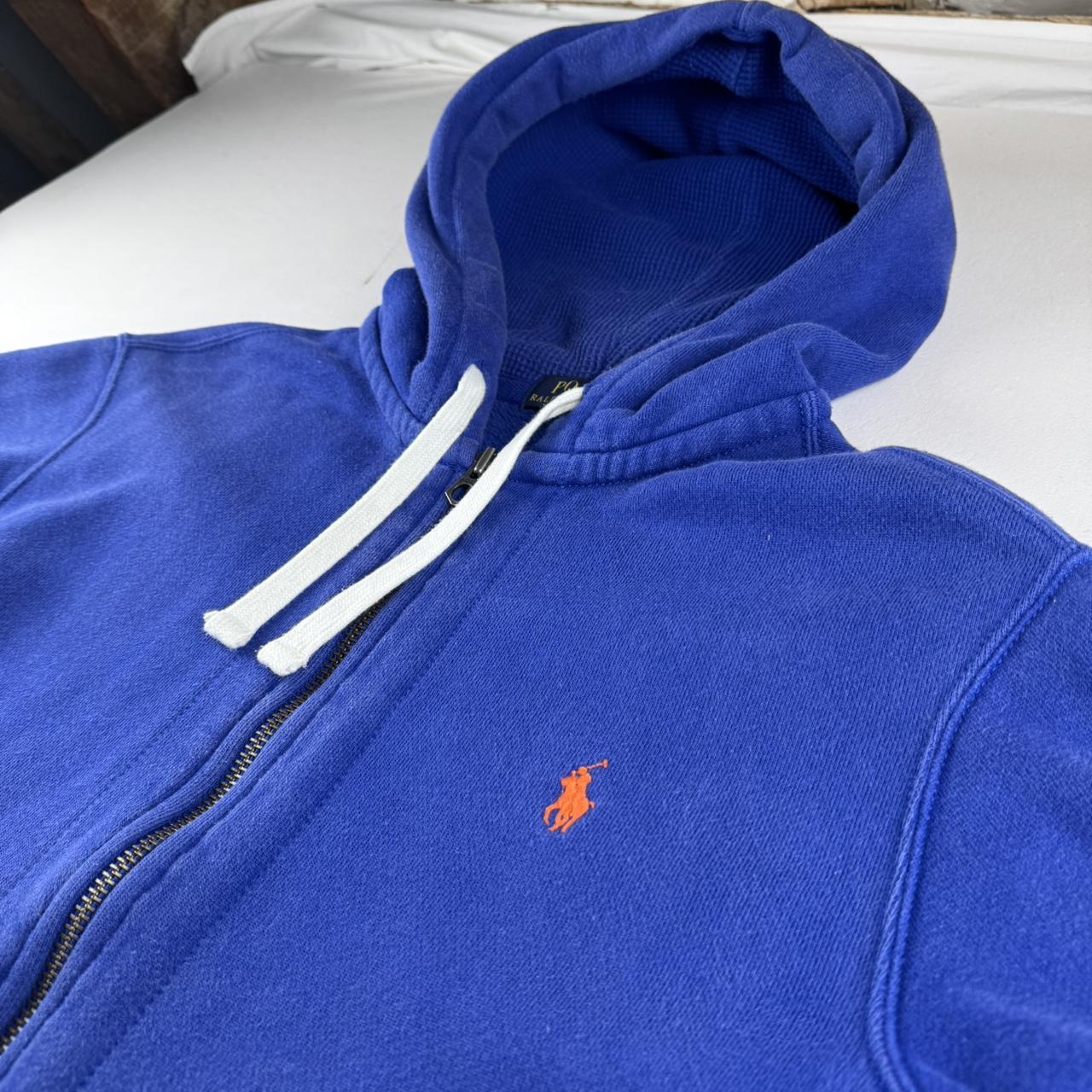 Unisex Polo Ralph Lauren Thick Oversized Full Zip Hoodie L