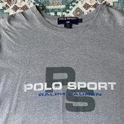 Polo Ralph Lauren pocket t-shirt in navy blue with embroidered Polo Sport logo.