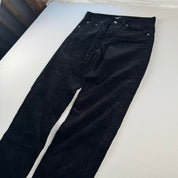 Carhartt WIP Pocket Logo Black Corduory Newel Pant 28W 28L
