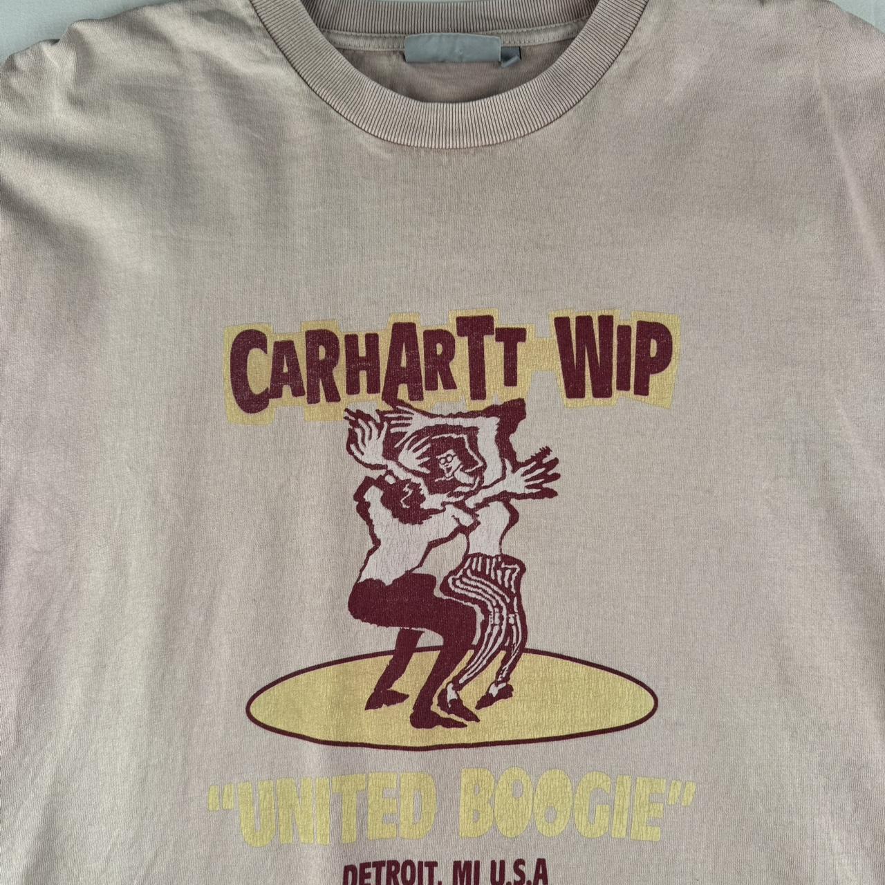 Carhartt WIP Graphic Boogie T Shirt Salmon Pink L
