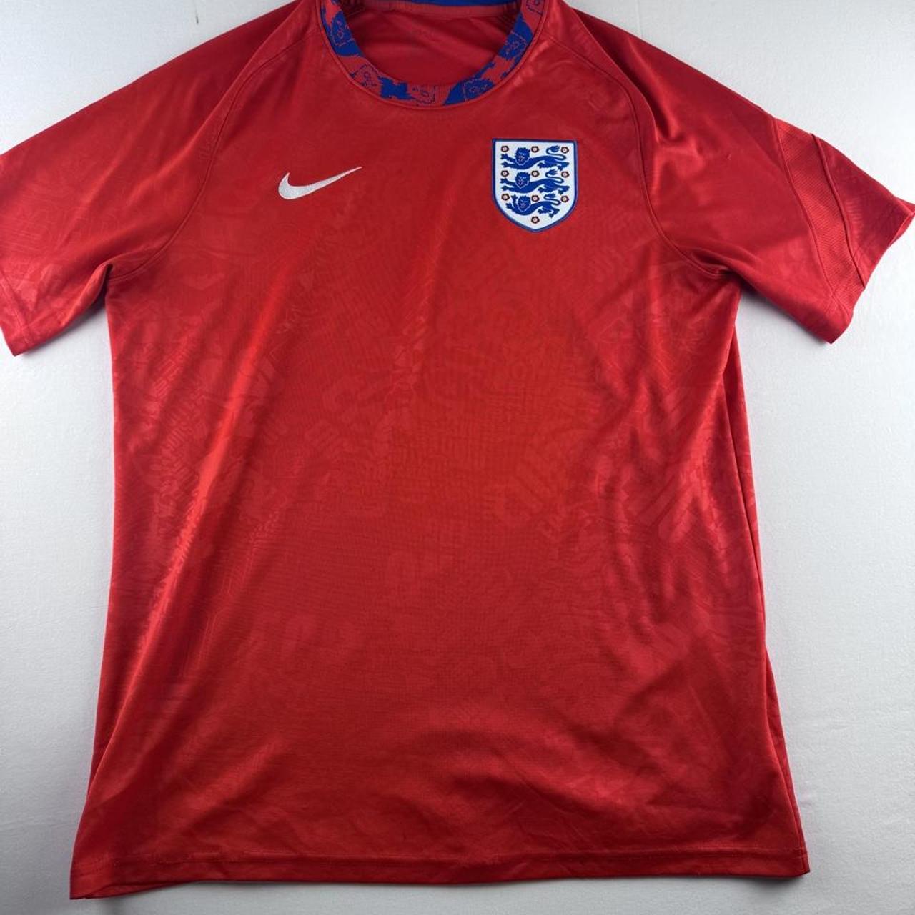 2020-21 Nike England Pre Match Warm Up Shirt L