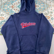 Billabong women's hoodie, teal with embroidered logo and surf graphics, cotton blend.