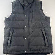 Black Fleece Lined Timberland Puffer Gilet L