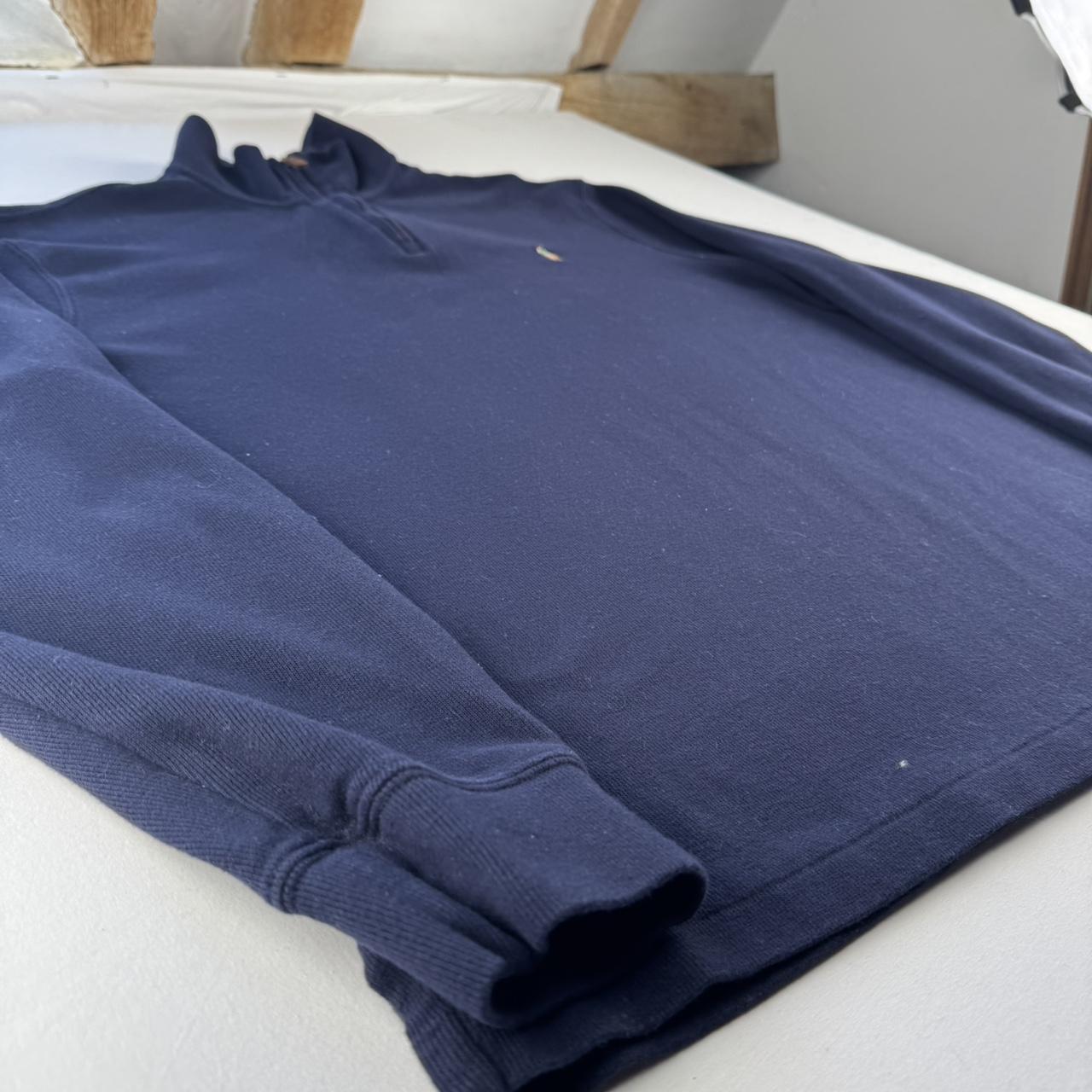 Polo Ralph Lauren Estate Rib Navy Quarter Zip Jumper XL